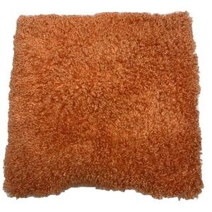 Essential Home Throw Pillow Shaggy Orange Teen Kids 16 X 16